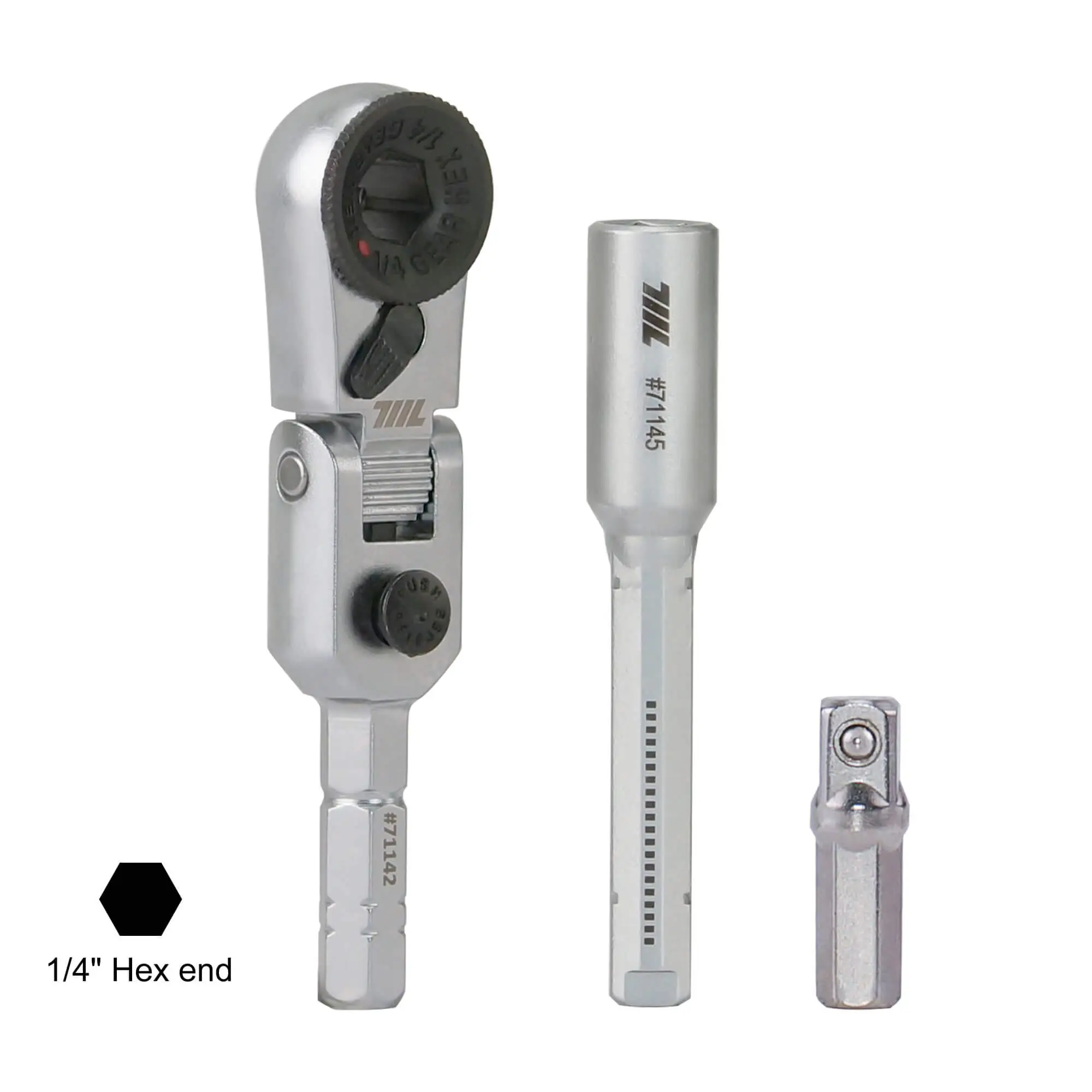 ¼-Zoll Flex Head EDC Ratschenschlüssel mit T-Griff