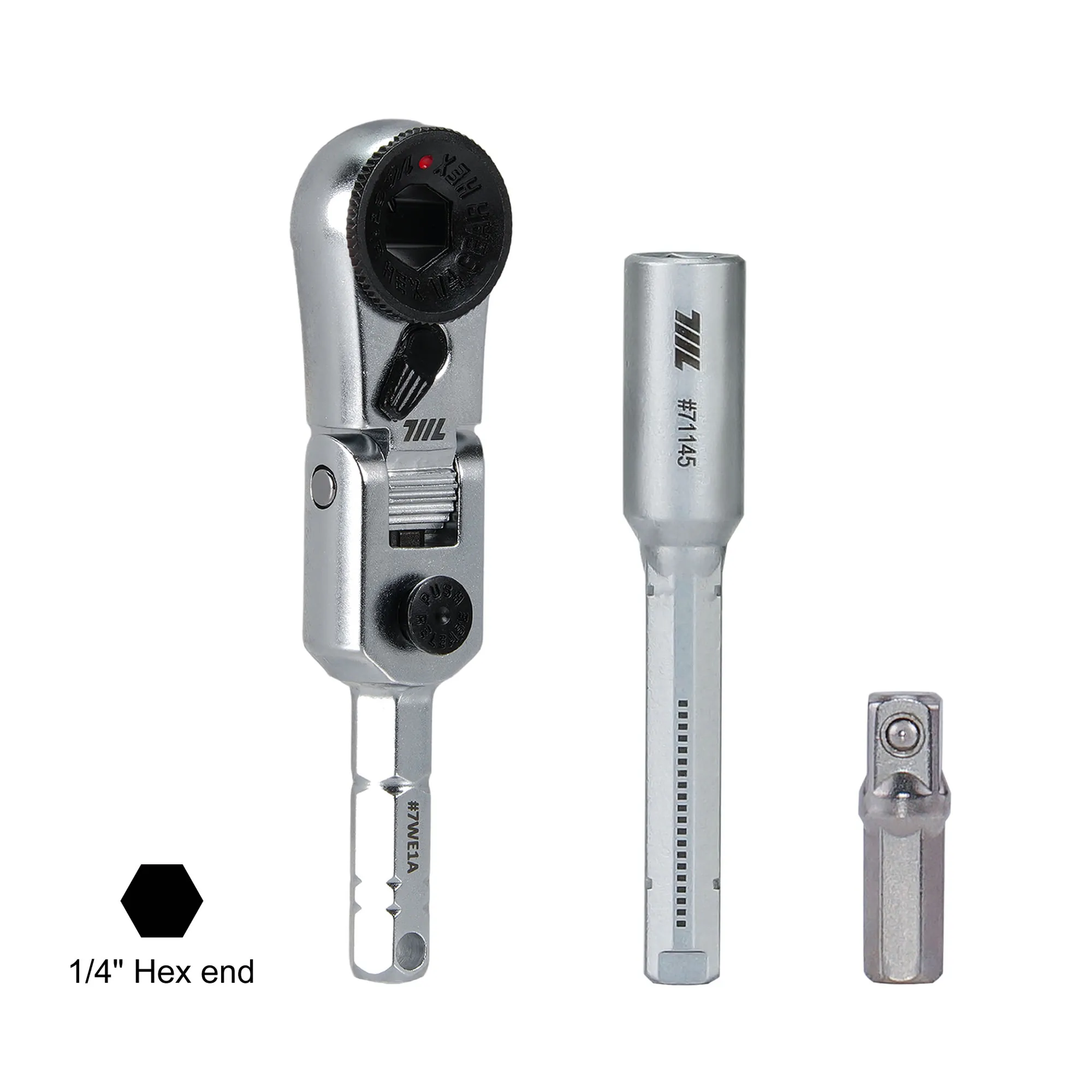 711L 1-4Flex Head EDC Ratchet Wrench With T-Handle-1